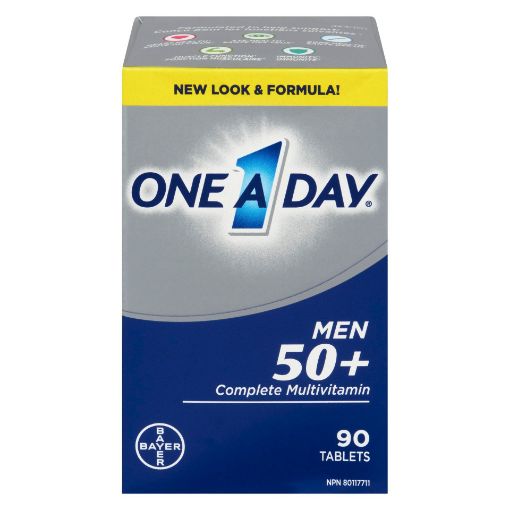 Picture of ONE A DAY COMPLETE MULTIVITAMIN - MENS 50+ TABS 90S