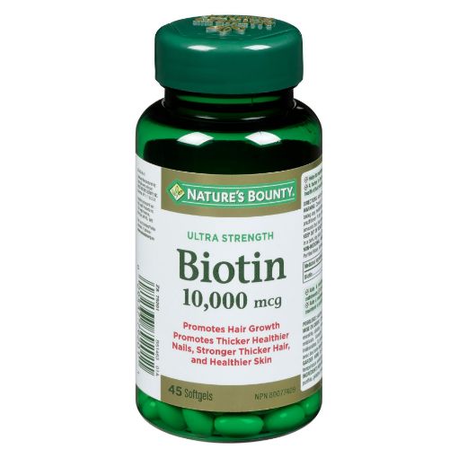 Picture of NATURES BOUNTY BIOTIN 10,000MCG CAPLETS 45S