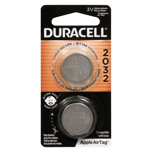 Picture of DURACELL LITHIUM COIN BATTERY - BITTER COATING 2032 2S