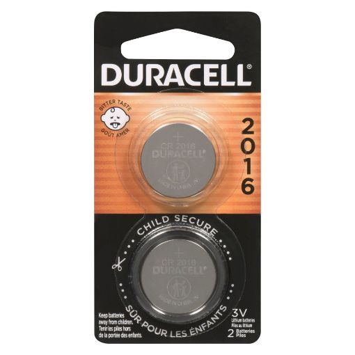 Picture of DURACELL LITHIUM COIN BATTERY - BITTER COATING 2016 2S