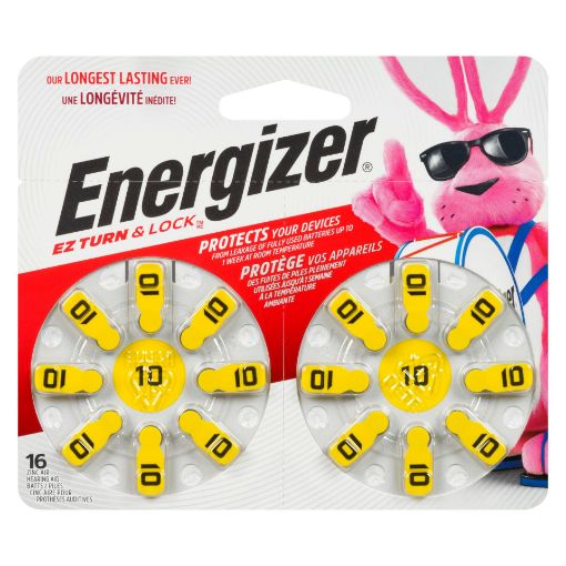 Picture of ENERGIZER HEARING AID BATTERIES - SIZE 10 16S