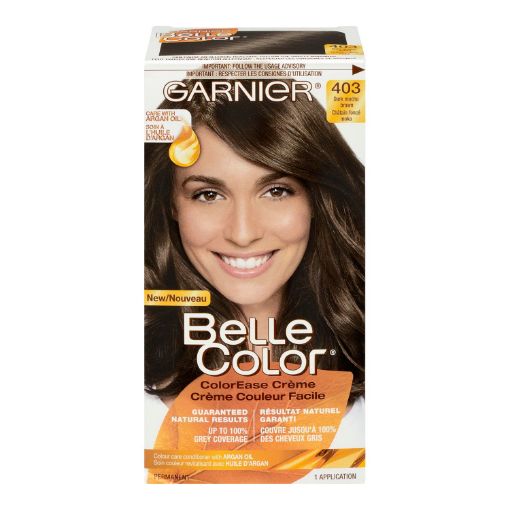 Picture of GARNIER BELLE COLOR HAIR COLOUR - DARK MOCHA BROWN #403                    