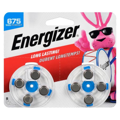 Picture of ENERGIZER HEARING AID BATTERIES - SIZE 675 8S