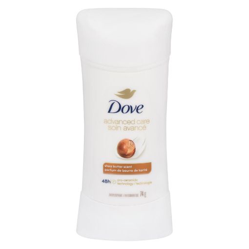 Picture of DOVE ADVANCED CARE INVISIBLE SOLID ANTIPERSPIRANT - SHEA BUTTER 74GR       