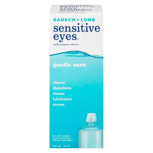 Picture of BAUSCH and LOMB SENSITIVE EYES MULTI PURPOSE SOLUTION 355ML