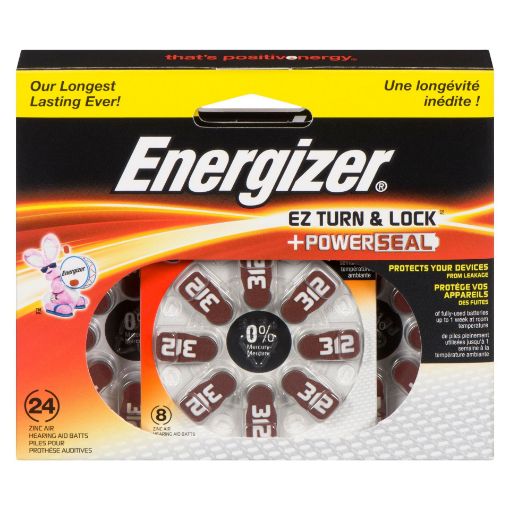 Picture of ENERGIZER HEARING AID BATTERIES - SIZE 312 24S