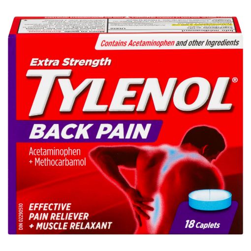 Picture of TYLENOL  ACETAMINOPHEN BACK PAIN CAPLET 18S                                