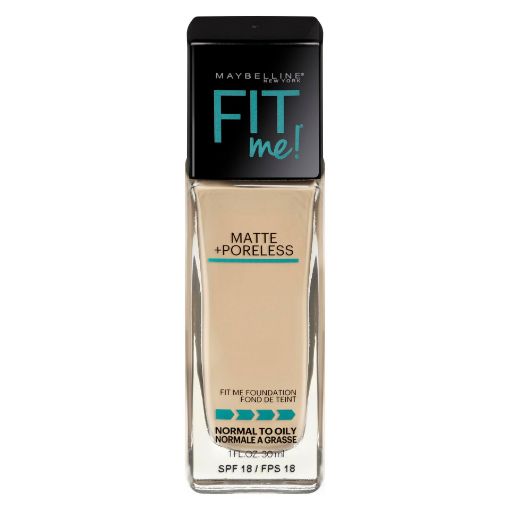 Picture of MAYBELLINE FIT ME MATTE + PORELESS FOUNDATION - PORCELAIN 110 30ML         