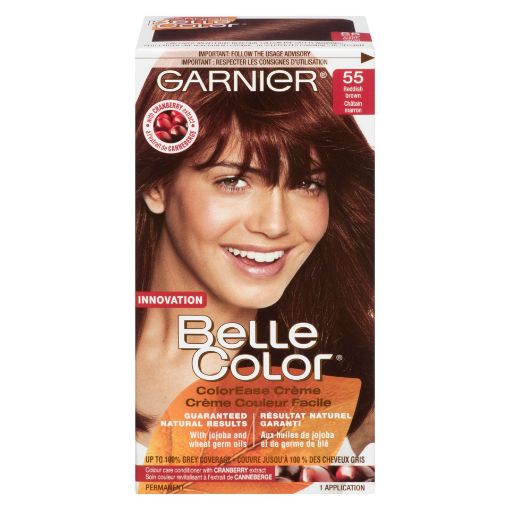 Picture of GARNIER BELLE COLOR HAIR COLOUR - REDDISH BROWN #55                        