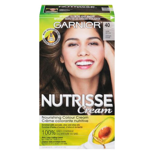 Picture of GARNIER NUTRISSE HAIR COLOUR - DARK CHOCOLATE #40                          