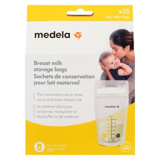 Picture of MEDELA BREASTMILK STORAGE BAGS 25S               