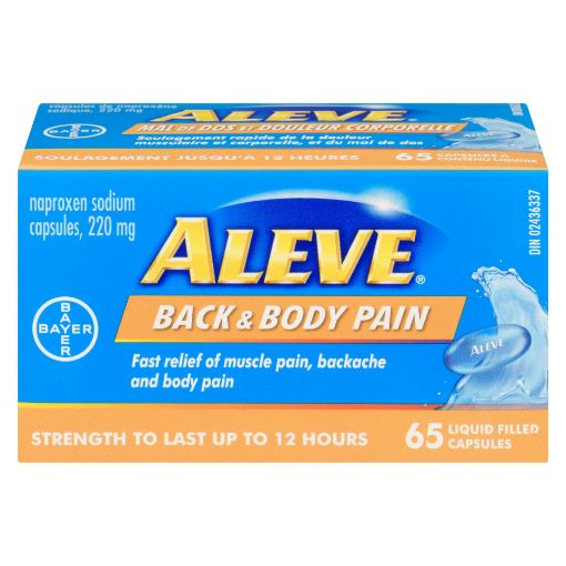 Picture of ALEVE BACK and BODY LIQUID GELS 65S