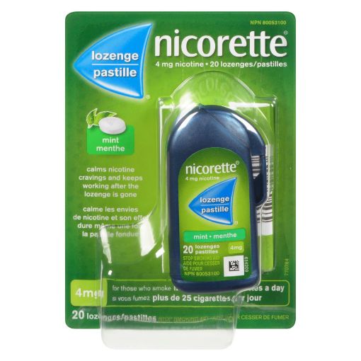 Picture of NICORETTE LOZENGE - MINT 4MG 20S