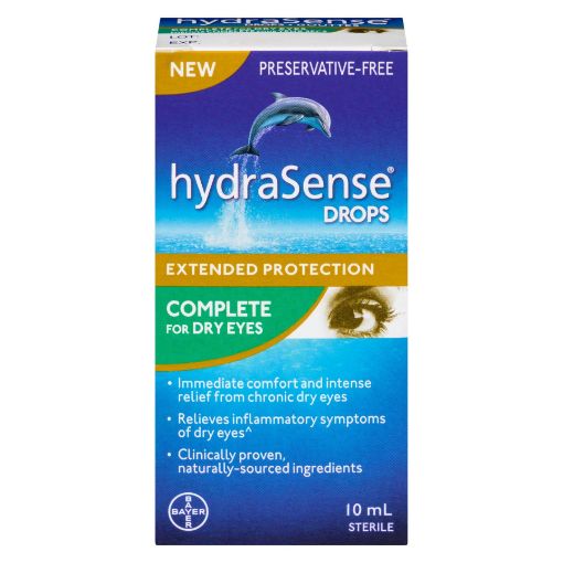 Picture of HYDRASENSE COMPLETE DRY EYE DROPS 10ML