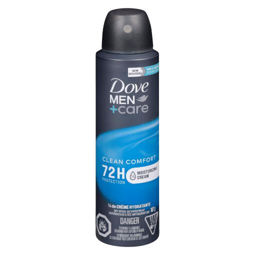 Picture of DOVE MEN+CARE ANTIPERSPIRANT DRY SPRAY - CLEAN COMFORT 107GR               