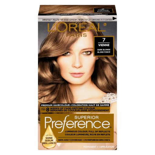 Picture of LOREAL PREFERENCE HAIR COLOUR - DARK BLONDE #7                             