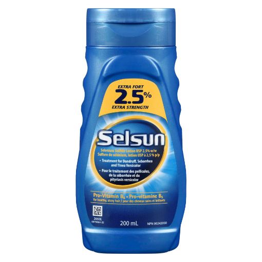 Picture of SELSUN BLUE 2.5% EXTRA STRENGTH TREATMENT 200ML                            