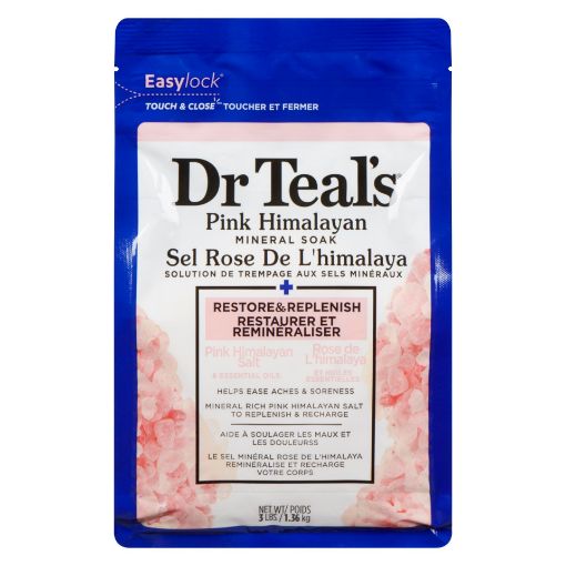 Picture of DR TEALS PINK HIMALAYAN MINERAL SOAK 1.36KG