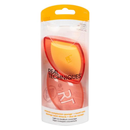 Picture of REAL TECHNIQUES MIRACLE COMPLEXION SPONGE and TRAVEL CASE