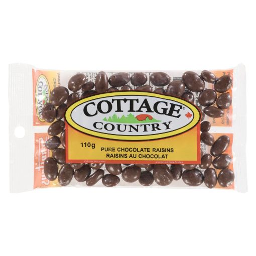 Picture of COTTAGE COUNTRY PURE CHOCOLATE RAISINS 110GR