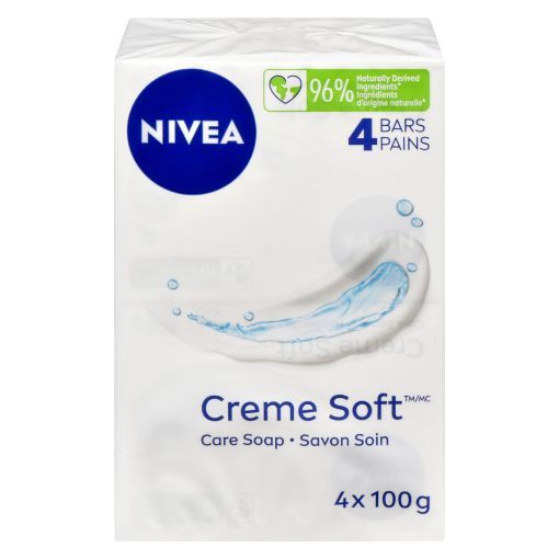 Picture of NIVEA BEAUTY BAR - CREME SOFT 4X100GR