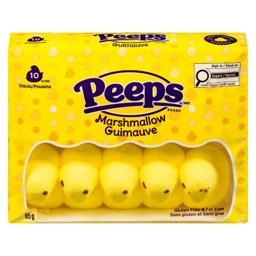Picture of PEEPS EASTER CHICKS - YELLOW  85GR