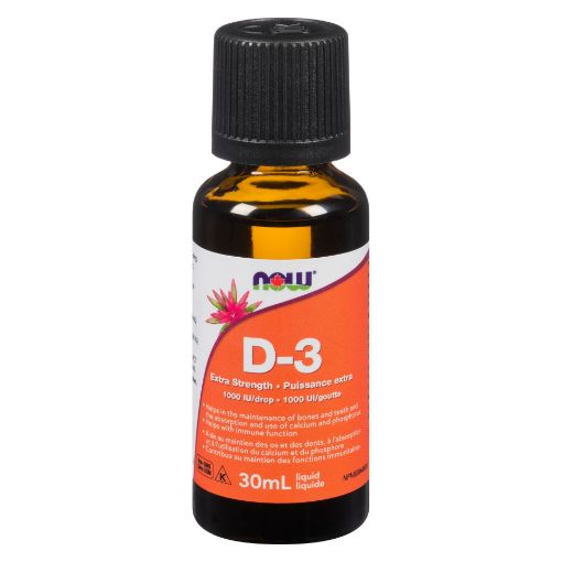 Picture of NOW VITAMIN D-3 OIL 30ML                             