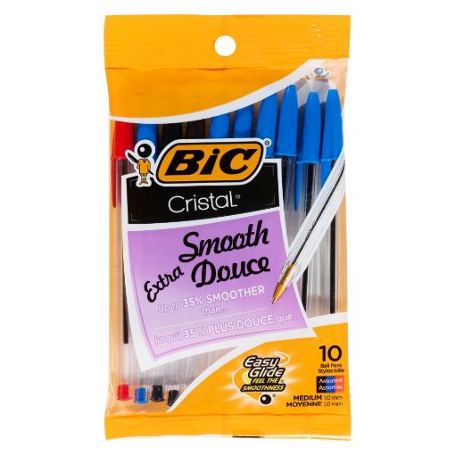 Picture of BIC CRISTAL STIC PEN - ASSTD 10S                                           