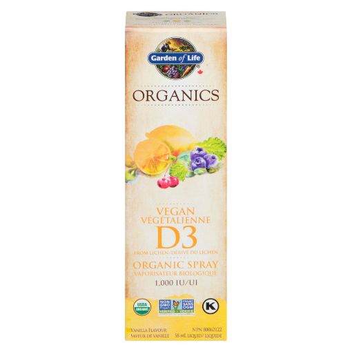 Picture of GARDEN OF LIFE MYKIND ORGANICS - VEGAN D3 1000 IU - VANILLA 58ML               