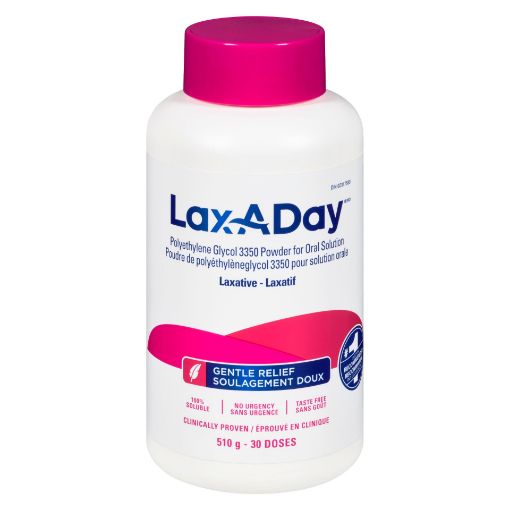 Picture of LAX-A-DAY PEG 3350 POWDER - 30 DAY SUPPLY 510GR