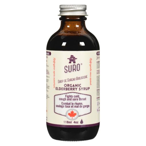 Picture of SURO COUGH SYRUP - ORGANIC ELDERBERRY  118ML