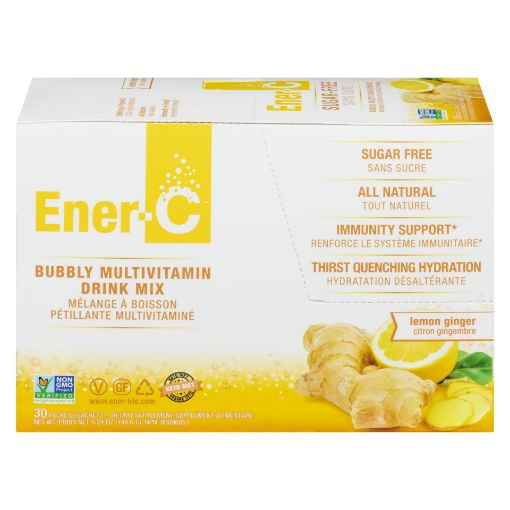 Picture of ENER-C SUGAR FREE - LEMON GINGER 30S