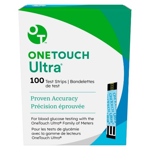 Picture of ONE TOUCH ULTRA BLUE TEST STRIPS 100S