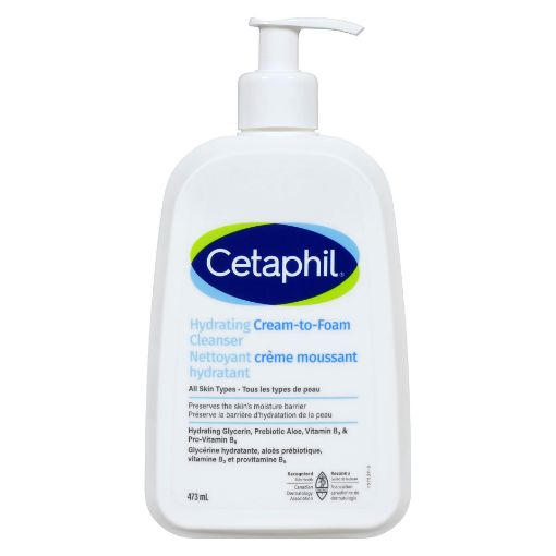 Picture of CETAPHIL HYDRATING CREAM TO FOAM CLEANSER CREAM 475ML