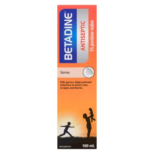 Picture of BETADINE 5% ANTISEPTIC SPRAY 100ML