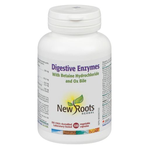 Picture of NEW ROOTS HERBAL DIGESTIVE ENZYMES VEGETABLE CAPSULES 100S