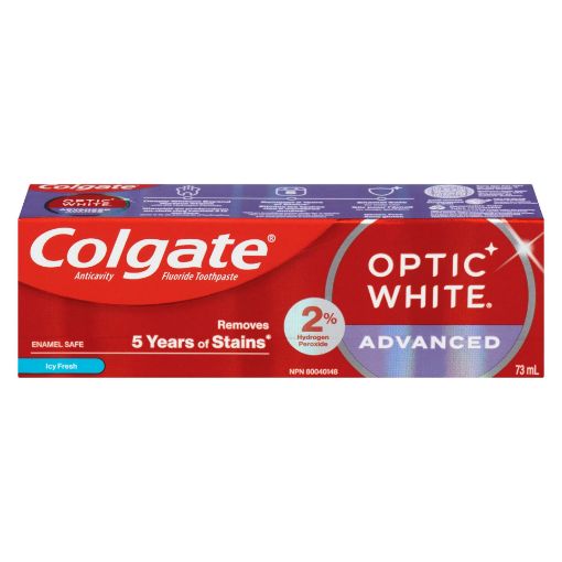 Picture of COLGATE OPTIC WHITE ADVANCED TOOTHPASTE - ICY FRESH 73ML                   