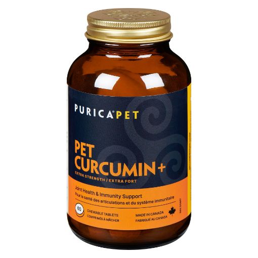 Picture of PURICA PET CURCUMIN + EXTRA STRENGTH - CHEWABLE TABLETS 60S                                             