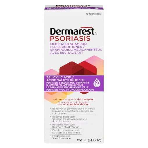 Picture of DERMAREST PSORIASIS -MEDICATED SHAMPOO PLUS CONDITIONER 236ML