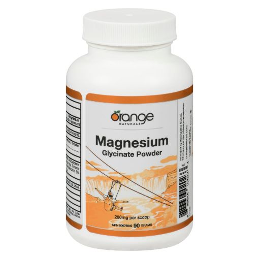 Picture of ORANGE NATURALS MAGNESIUM GLYCINATE POWDER 90GR                            