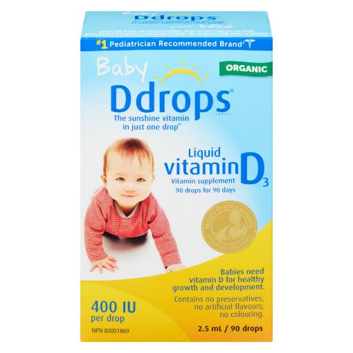 Picture of DDROPS BABY 400 IU X 90 DROPS 2.5 ML
