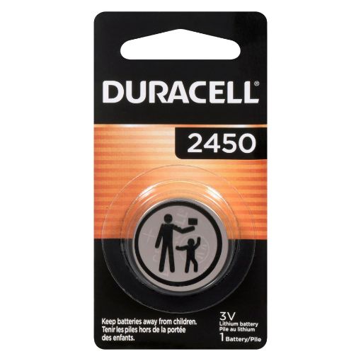 Picture of DURACELL LITHIUM COIN BATTERY 2450 1S