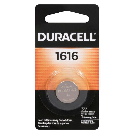 Picture of DURACELL LITHIUM COIN BATTERY 1616 1S