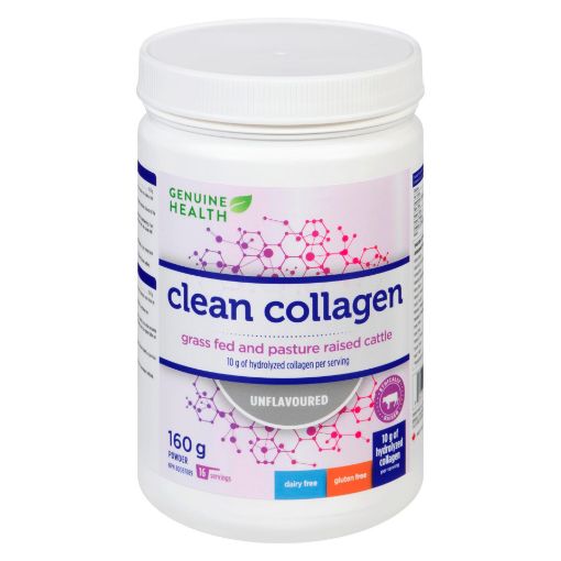 Picture of GENUINE HEALTH CLEAN COLLAGEN BOVINE - UNFLAVOURED 160GR