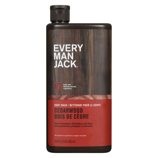 Picture of EVERY MAN JACK BODY WASH - CEDARWOOD 500ML                                 