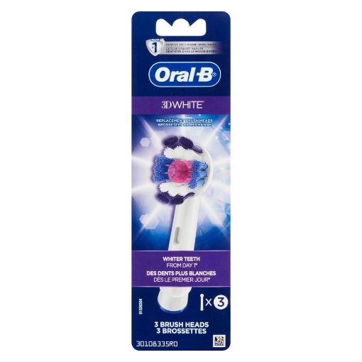 Picture of ORAL-B PRO WHITE REPLACEMENT BRUSH HEADS 3S                                