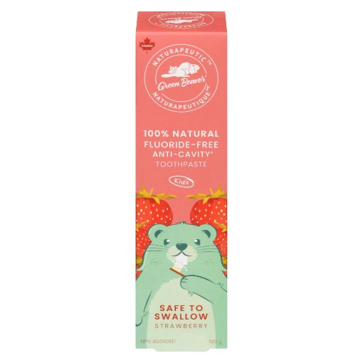 Picture of GREEN BEAVER TOOTHPASTE - KIDS - STRAWBERRY 100GR       