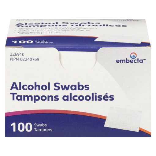 Picture of EMBECTA ALCOHOL SWABS 100S