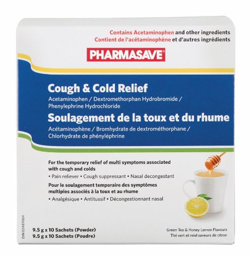 Picture of PHARMASAVE COUGH and COLD RELIEF - GREEN TEA 10S