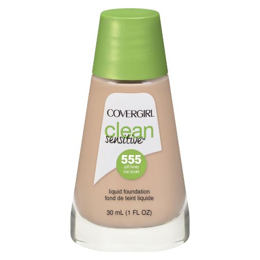 Picture of COVERGIRL CLEAN SENSITIVE LIQUID FOUNDATION - SOFT HONEY 555